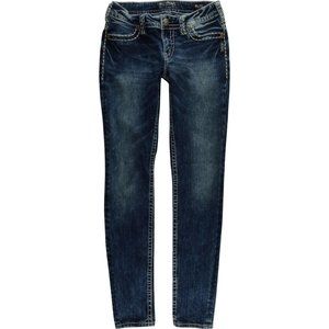 Silver Jeans Suki Skinny 27 Stretch Low Rise B675